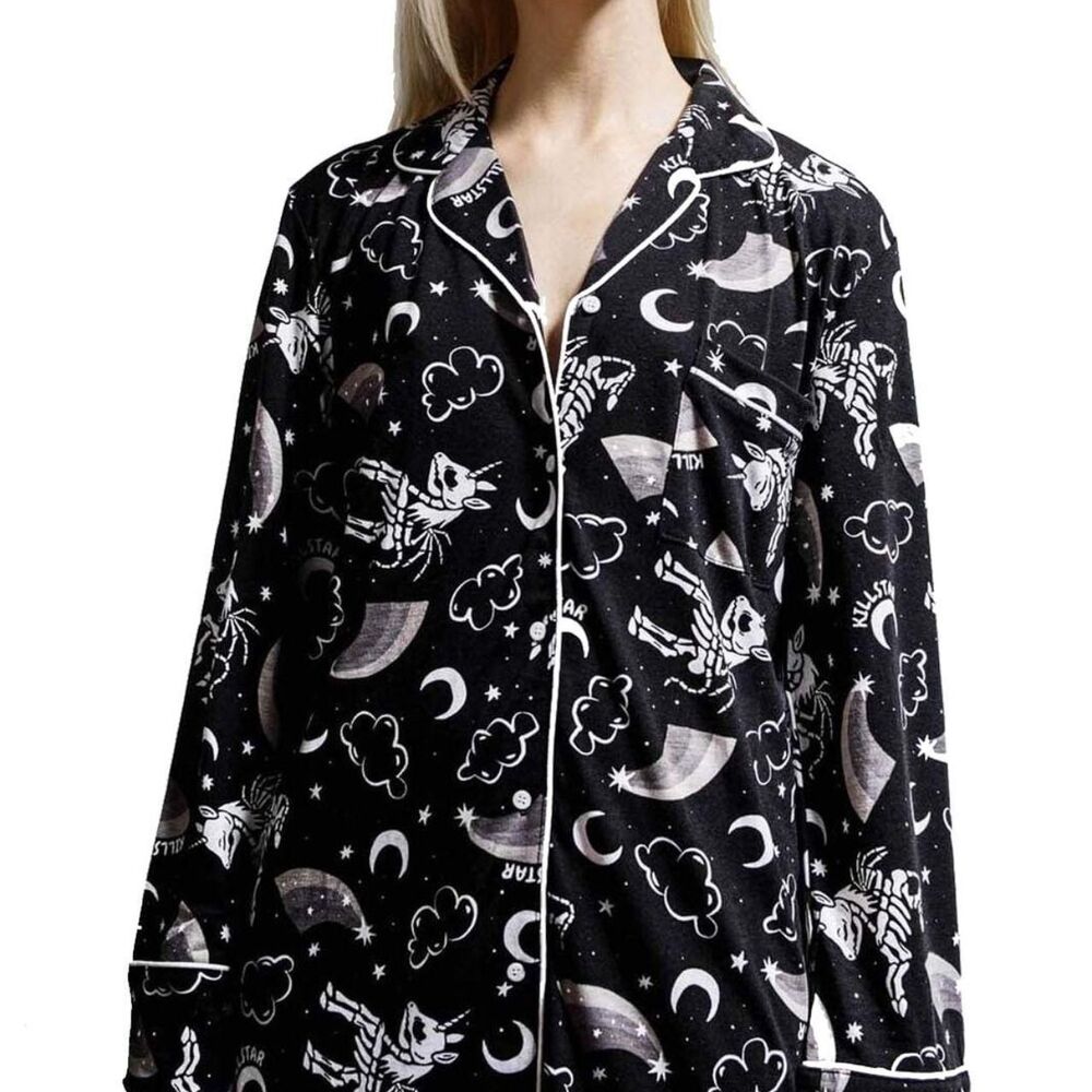 Killstar Women's Black and Grey Pajamas